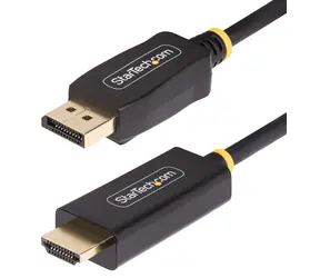 StarTech černá / Aktivní redukce DisplayPort na HDMI / 1 m / 4K 60Hz / 10bit