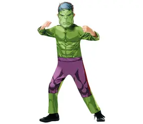 RUBIES Kostým Hulk Classic / 3-4 roky / kombinéza a maska