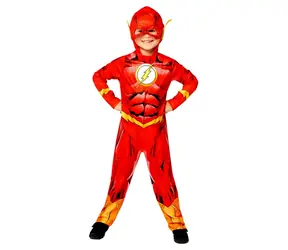 AMSCAN Dětský kostým Flash 8-10 let (128-140 cm) / Kostým dle vyobrazení