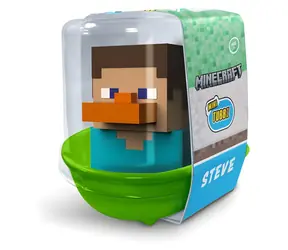 NUMSKULL TUBBZ kachnička MINI Minecraft Steve 5,5 cm / Sběratelská figurka / Licencovaný merch