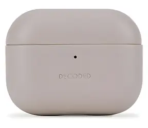 Decoded Leather AirCase béžová / Pouzdro / pro Apple AirPods Pro 3 / Kůže