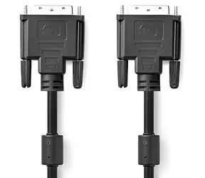 Nedis DVI-D 24+1 - DVI-D 24+1 2 m černá / DVI kabel / 2560×1600 / poniklované konektory / přímý