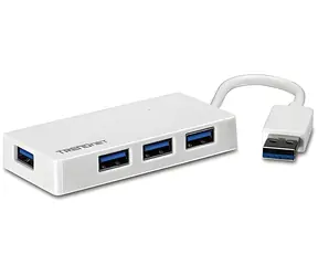 TRENDnet Mini USB 3.0 Hub 4-portový / USB hub / 4x USB 3.0