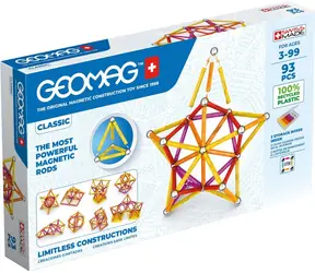 GEOMAG Magnetická stavebnice Classic / 93 dílků / 3-99 let