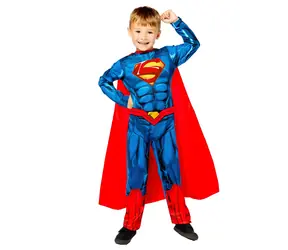 AMSCAN Dětský kostým Superman 8-10 let (128-140 cm) / Kostým dle vyobrazení