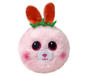 TY Bouncer Pouncey růžový zajíček / Klíčenka / 8 cm