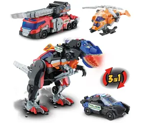VTECH Dinosaurus Switch & Go Super T-Rex / 3 v 1 transformace na vozidla / Zvuky a světla / od 3 let