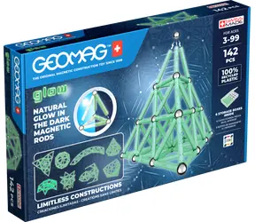 GEOMAG Stavebnice Glow / 142 dílků / od 3 let