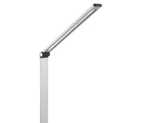 PLATINET PDL888S stříbrná / LED lampička / 10 W / 500 lm / 3000-6000 K / dotykové ovládání / Qi nabíjení
