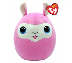 TY Squishy Lama Lana růžová / 22 cm