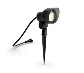 Philips Zapichovací LED bodové svítidlo černá / Venkovní bodové svítidlo / 1x6W / 660lm / 4000K / 12V / IP44