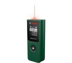 BOSCH EasyDistance 20 / Laserový dálkoměr / dosah 20 m / přesnost ±3 mm / 2x 1,5V AAA