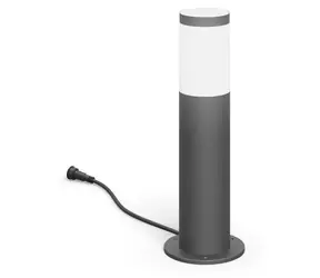 Philips Utrecht antracit / Venkovní sloupkové svítidlo / 6W / 660 lm / 4000K / 12V / IP44