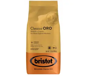 Bristot Classico Oro 1 kg / Zrnková káva / intenzita 9/10 / středně pražená