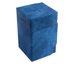 GAMEGENIC Box na karty Watchtower 100+ XL modrý / 100 karet / Přihrádka na příslušenství / Magnetické zavírání