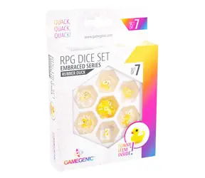 GAMEGENIC Sada RPG kostek Rubber Duck / 7 ks / D4-D20 / Embraced Series