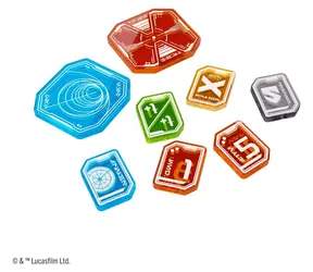 GAMEGENIC Sada tokenů SWU Premium PRO / Expansion Pack / 40 ks / oboustranné / akryl