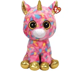 TY Plyšový jednorožec Fantasia XL vícebarevný / 62 cm