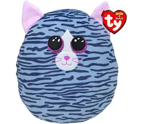 TY Plyšová kočka Kiki šedá / Squishy / 22 cm