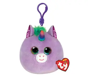 TY Squishy Rosette plyšový jednorožec fialový / 8,5 cm