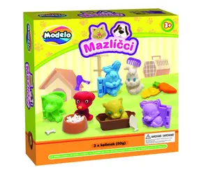 MODELO Modelína Mazlíčci / sada s tvořítky