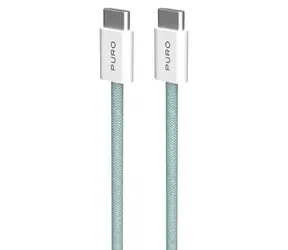 Puro Fabrik FABK4 island mist / Kabel USB-C (M) - USB-C (M) / 1,5 m / 60 W