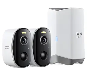 Baseus Security N1 bílá / Venkovní IP kamera / sada 2 ks / rozlišení 2K
