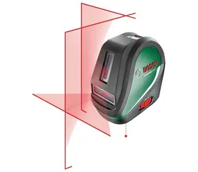 BOSCH UniversalLevel 3 0.603.663.905 / Křížový laser / dosah 10 m / přesnost ±0,5 mm/m / samonivelace / 3x AA