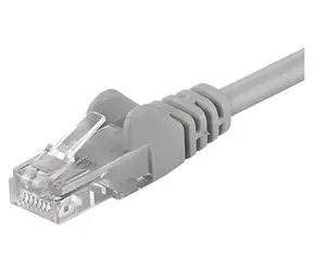 Goobay 68439 U/UTP Cat6 šedá / Patch kabel / 1 m / RJ-45