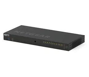 Netgear GSM4212PX-100EUS / Switch / AV over IP / PoE+ 240W / porty vzadu / Managed