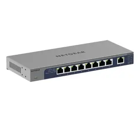Netgear GS108MX-100EUS / Switch / Kov / Bez ventilátoru / MAC tabulka 16000 položek