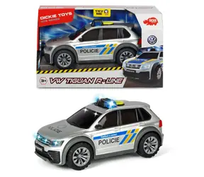 DICKIE SOS Policejní auto VW Tiguan R-Line / měřítko 1:18 / délka 25 cm / česká verze / světelné a zvukové efekty