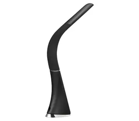 Platinet PDLU3B černá / LED lampička / stmívatelná / dotyková / hodiny / 7 W