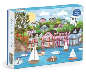 GALISON Puzzle Přístav u moře Joy Laforme / 1000 dílků / od 3 let