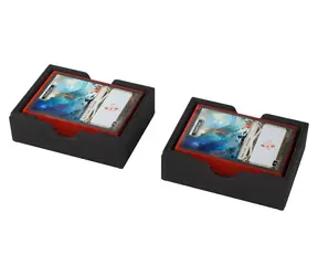GAMEGENIC Box na karty Cards Lair 400+ černá / 400 karet / 2 šuplíky / magnetické klapky