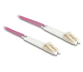 Delock / Optický kabel LC-LC / Multimode OM4 / úhlový / 3 m