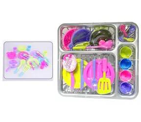 MAC TOYS Sada kuchyňského nádobí / Plastová / Odkapávač, hrníčky, talíře, příbory