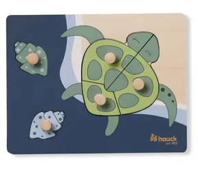 HAUCK Dřevěné puzzle Želva / FSC dřevo / od 1 roku