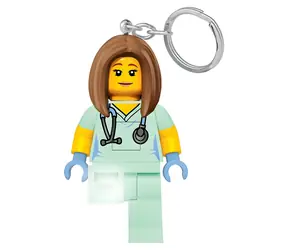 LEGO® Iconic Svítící figurka Zdravotní sestra / Klíčenka / LED světlo / cca 8 cm / plast