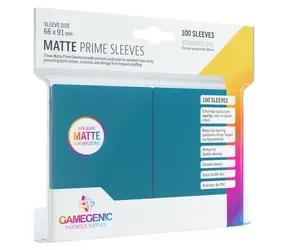 GAMEGENIC Obaly na karty Prime Matte modré / 66x91 mm / 100 ks / Polypropylen