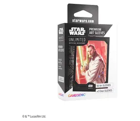 GAMEGENIC Obaly na karty SWU: Qui-Gon Jinn / Prémiové / 60+2 ks / 66 x 92 mm / Polypropylen