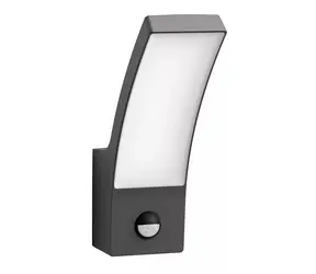 Philips Splay IR 12W antracit / LED venkovní nástěnné svítidlo s pohybovým čidlem / 1200 lm / 4000K / IP44