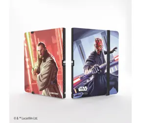 GAMEGENIC Album na karty Star Wars Unlimited: Qui-Gon Jinn/Darth Maul / 360 karet / 18 kapes / bez PVC