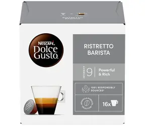NESCAFÉ Kapsle Dolce Gusto Ristretto Barista 16 ks / Intenzita 9/11 / tmavě pražená s cremou