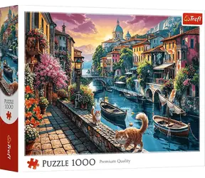 TREFL Puzzle Italská dovolená / 1000 dílků / 68 x 48 cm