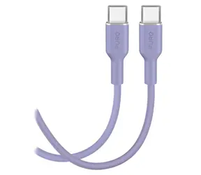 Puro Soft Lavender Blue / Datový kabel / USB-C - USB-C / 25 W / 1,5 m