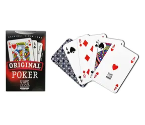 HRACÍ KARTY Poker / Karetní hra / 54 karet / květovaný revers