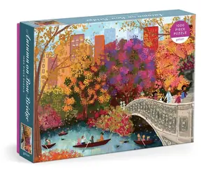 GALISON Puzzle Podzim na mostě Bow Bridge / 1000 dílků / od 8 let
