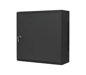 Lanberg WAF1-5203-06-00B černá / Nástěnný rozvaděč / 19" / 6U / 540×540 mm / nosnost 60 kg