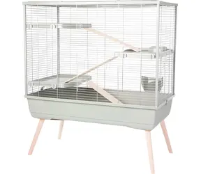 ZOLUX Klec Neolife 100 XL zelená / Pro králíky, fretky a hlodavce / 99×54×114 cm / dřevo, kov, plast
